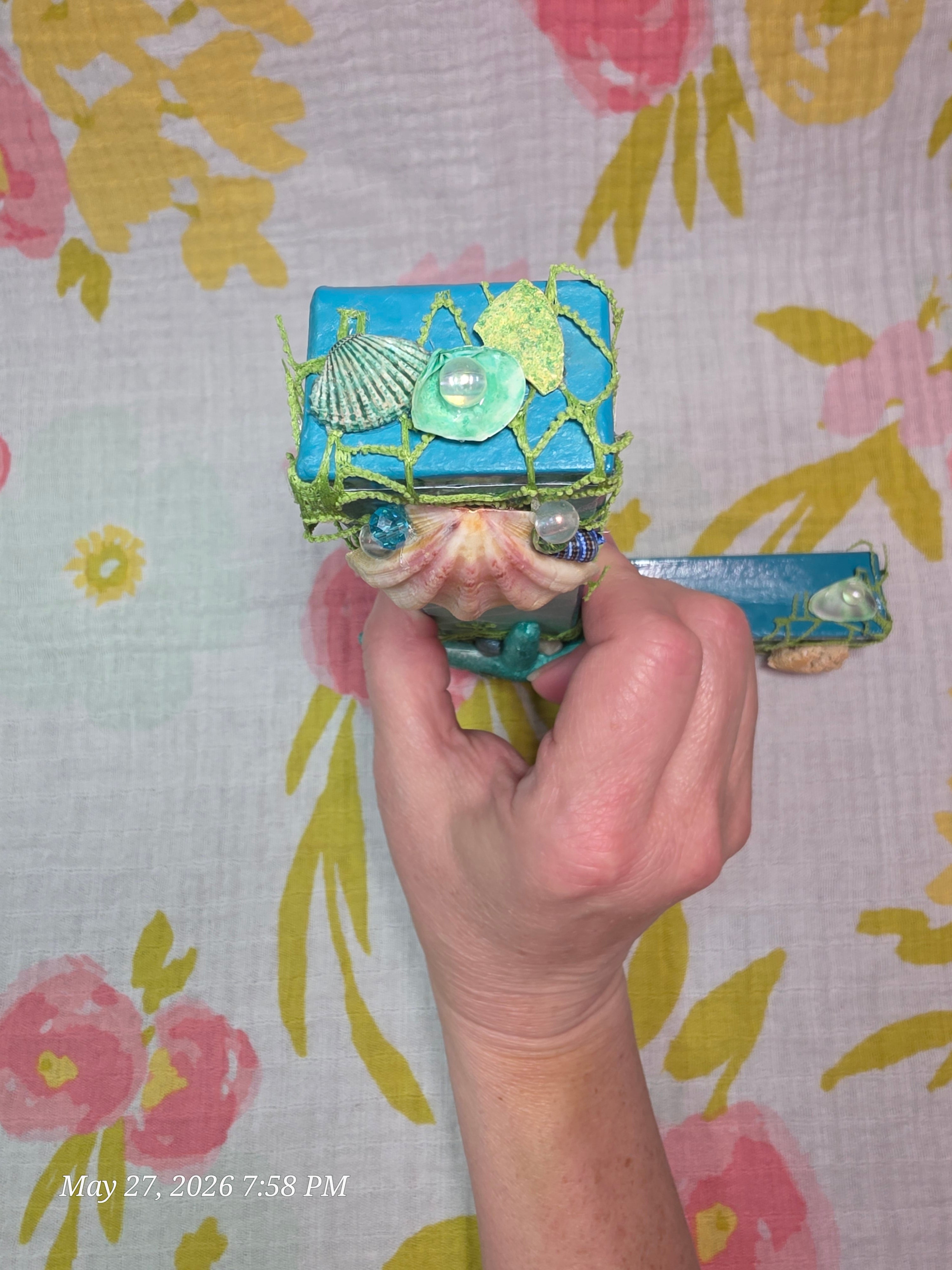 Letters Spelling Mikaela Sea, Beach Theme