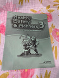 Abeka Health, Safety & Manners 3 Answer Key to Text Questions