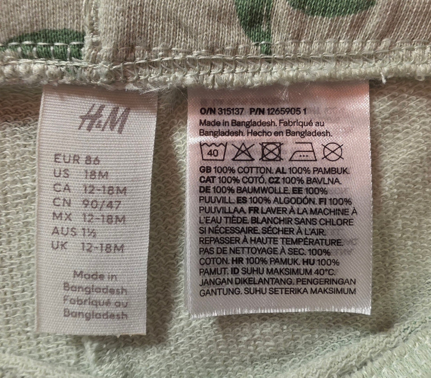 The H&M Palm Tree Shirt and Shorts