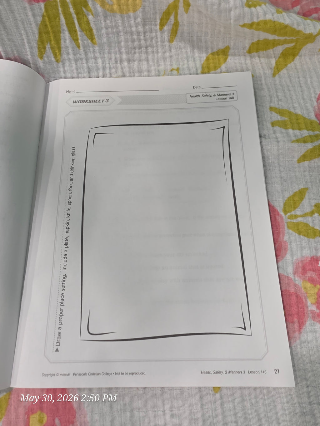 Abeka Homeschool Science & Health 3 Lesson Plans + Quizzes