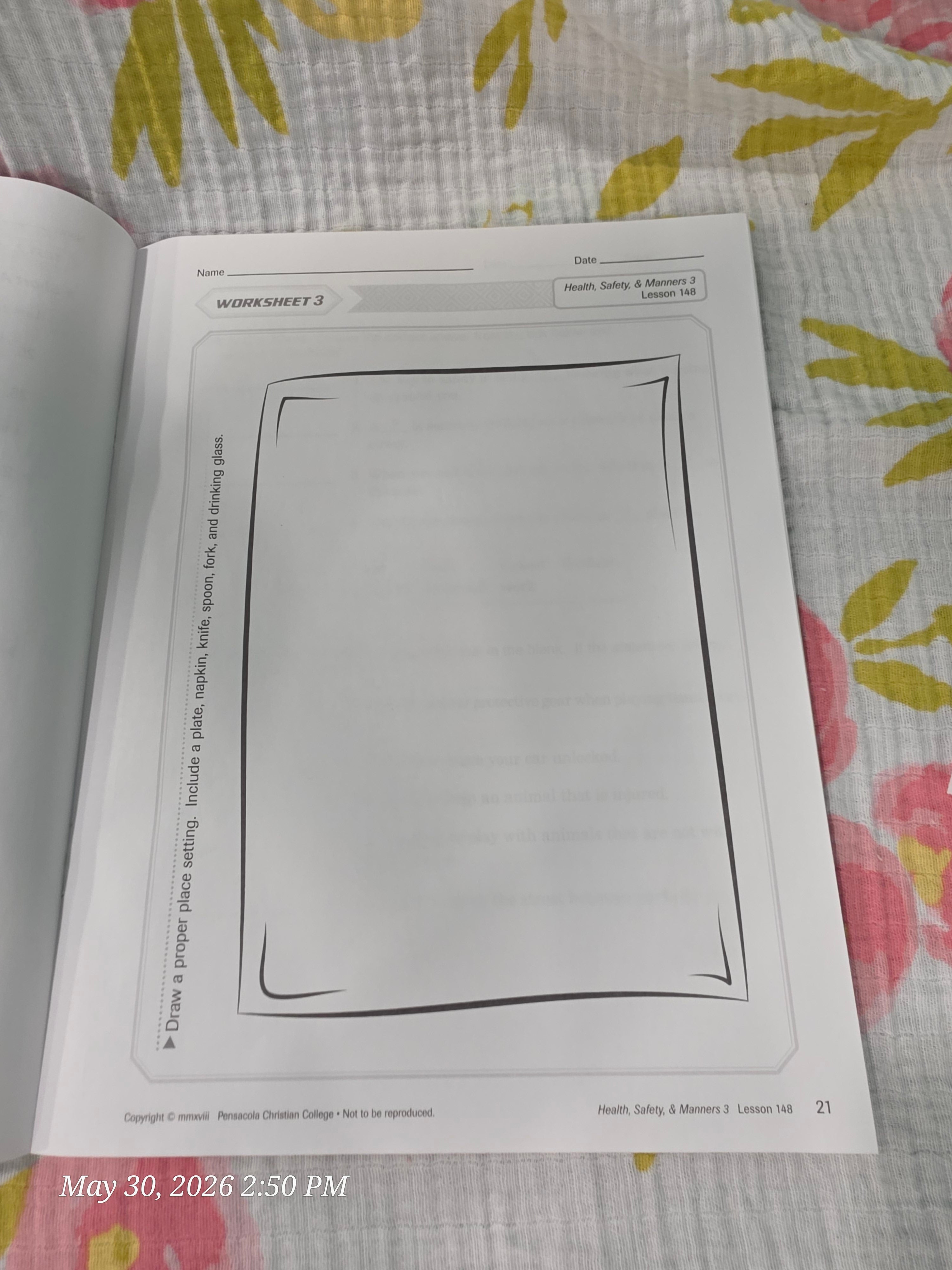 Abeka Homeschool Science & Health 3 Lesson Plans + Quizzes